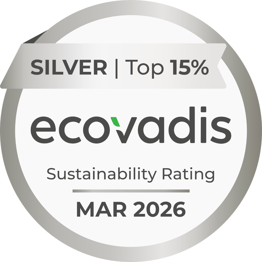 SWARCO ITS Sustainability Ecovadis silver rating