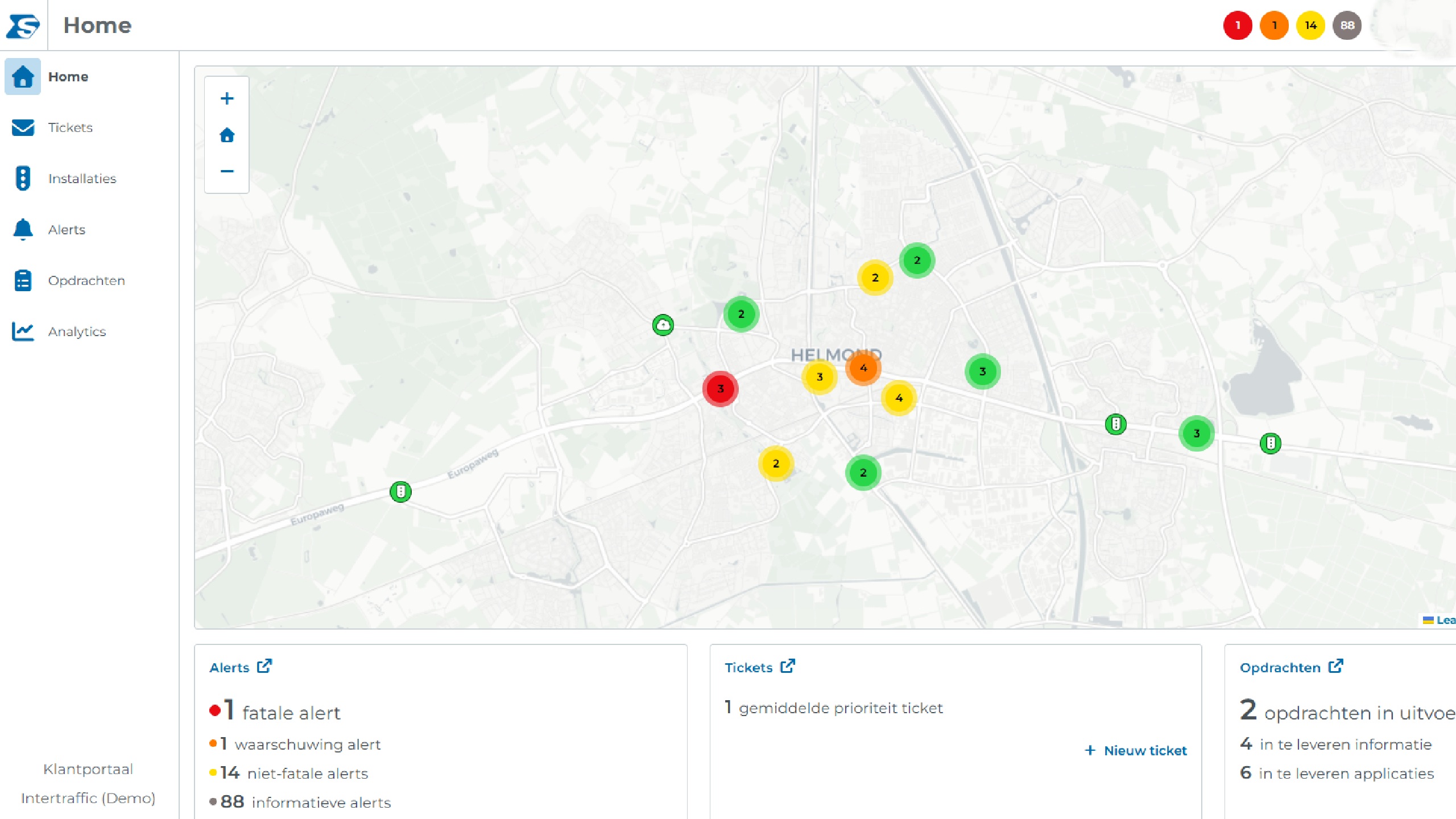 SWARCO NL Customer portal