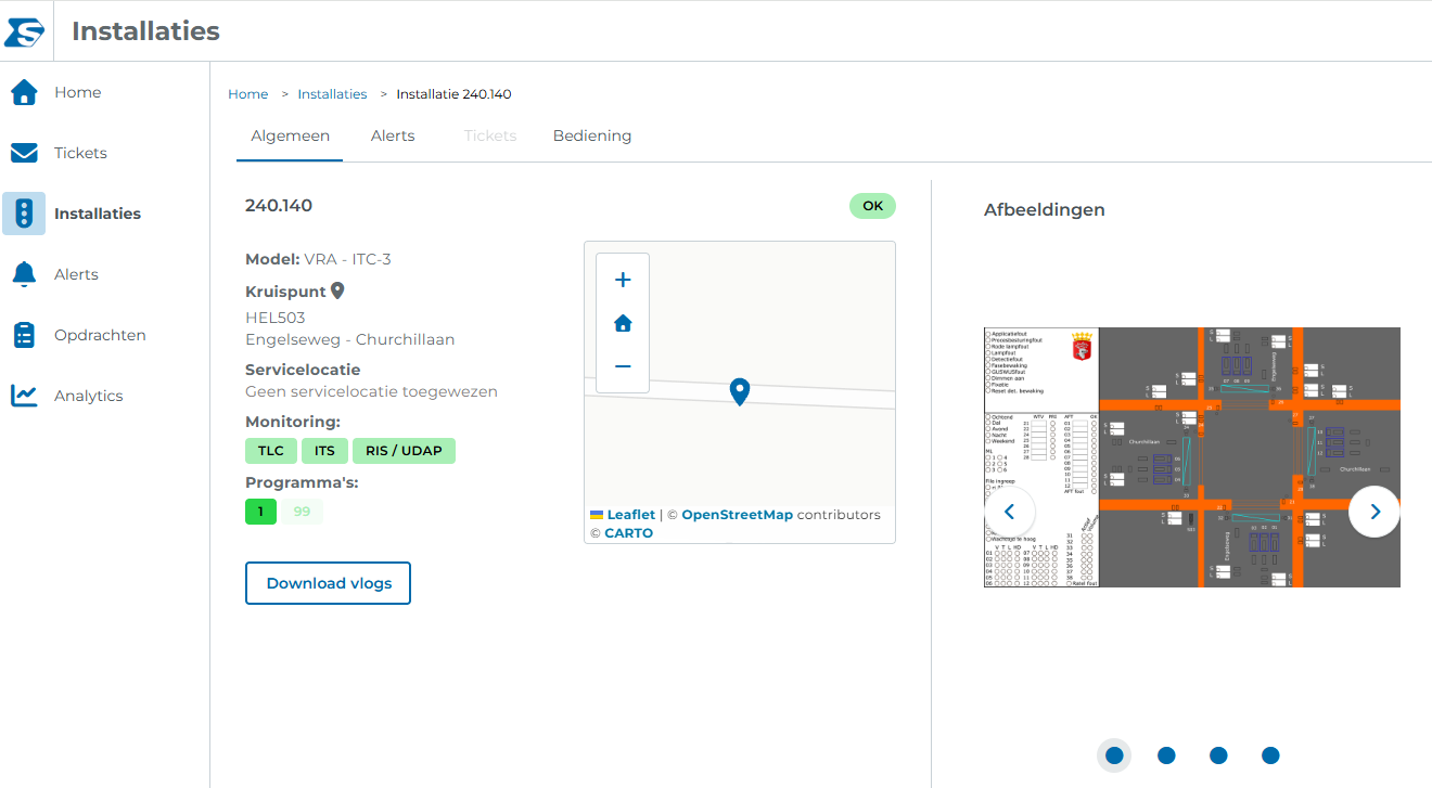 SWARCO NL Customer portal VRI