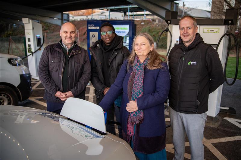 SWARCO ITS Evolt_Team celebrating Dundee Migration to Evolt Charging