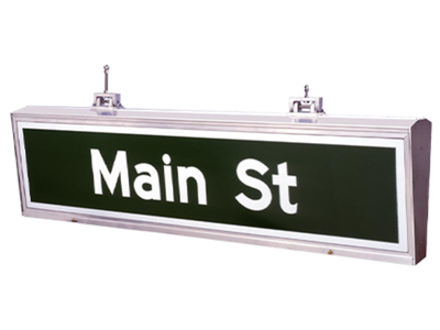 SWARCO McCain Illuminated Street Name Sign (ISNS)