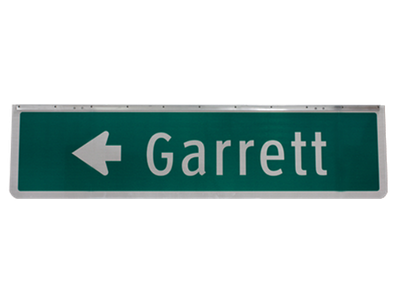 SWARCO McCain Reflectorized Street Name Sign (RSNS)